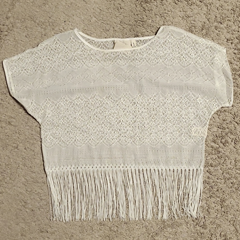 Derek Heart lace top